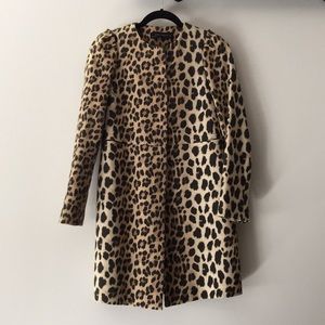 ZARA Leopard Print Coat